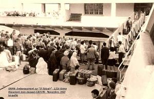 23- La quille Mers el Kebir embarquement sur le El Djezair